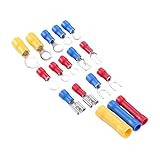 絶縁圧着端子 コールドターミナル 絶縁フェルール 被覆 端子 電線接続 端子絶縁キャップ 1200個 セット