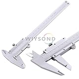 Wiysond　4 Way　ステンレス鋼 デジタル ノギス 大 0 ~ 150mm ケース付き DIY 工作 プラモデル 外径 内径 段差 深さ 測定