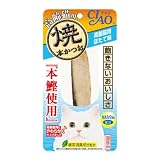 CIAO (チャオ) 焼本かつお 高齢猫用 ほたて味 1本
