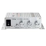 Lepy Hi-Fi ステレオアンプ デジタルアンプ カー アンプ パワーアンプLP-268 [LP-268]