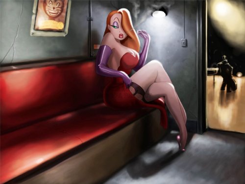 【映画】キャラクター　ジェシカ・ラビット　映画　ロジャー・ラビットより アートプリントポスター　 MOVIE FILM CHARACTER JESSICA RABBIT CARTOON COMEDY LV10122