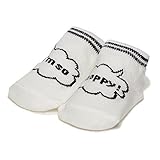 吹き出しロゴデザインカップソックス オフ ホワイト 11-13cm