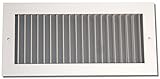 Speedi-Grille SGA-814 ASD 8-Inch by 14-Inch Soft White Aluminum Ceiling or Wall Register with Adjust
