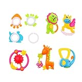 Blesiya 全２種類　ガラガラ 　赤ちゃん　プラスチック - 9個