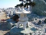雪見灯篭(1.5尺・角型)【錆び石】
