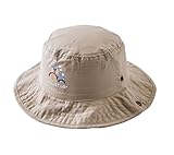 (よキーよ)Yokeeyoベビー用ハット 紐付き　マスタード　花柄　リボン飾り つば広 フィッシャーマンハット 赤ちゃんキャップ アウトドアハット 男女児　紫外線 UVカット 日よけ止め 日焼け防止