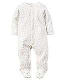 カーターズ Carter's カバーオール 長袖 前開き 足つき Cotton Snap-Up Sleep & Play 6M (61-67cm) [並行輸入品]