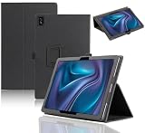 For LUCA TM103M4V1-B / AZTM103M4-AZV1B ケース 保護ケース【ZENGZOUZ】アイリスオーヤマ(IRIS OHYAMA) タブレット 10.1インチ ケース 角度調整 磁気吸引 ペン収納可能 擦り傷防止 手触りが良い LUCA TM103M4V1-B / AZTM103M4-AZV1B カバー (ブラック)