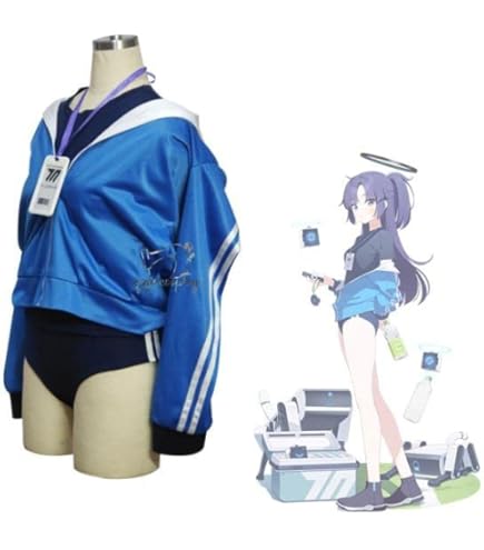 Amazon.co.jp: [エルフ森林] 早瀬 ユウカ コスプレ 衣装 ブルー 