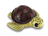 ベビーブラウンシェルSea Turtle Coin Bank Statue Childrens貯金箱