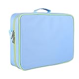 Zicac　キッズ用出掛けバッグ　子供　多機能　伸縮可能のお盆付き　おもちゃ収納可能　写生用バッグ　旅行・写生・キャンプ適用　車内でも利用できます (ブルー)