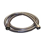 LASCO 08-2025 Chrome Plate Personal Shower Hose with 1/2-Inch Female Iron Pipe Ends, 69-Inch, Stainl
