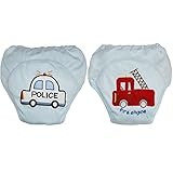 ZOEREA(ゾエレア)　ベビー　パンツ　男の子　女の子　ベビーショーツ　4層　トレーニングパンツ　PPパンツ　出産祝いギフト　２枚組　ブルー　100 [並行輸入品]