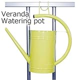 じょうろ ライムグリーン 手すりや柵に吊るすカラージョウロ