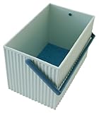 八幡化成 ハンドル付きスクエア型収納 sceltevie omnioffre(オムニオッフル) M ブルー