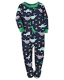 カーターズ Carter's パジャマ カバーオール 長袖 足つき キッズ 子供服 綿リブ100% 1-Piece Snug Fit Cotton PJs 4T (98-105 cm)