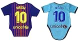 World Cup Baby新しいリオネル・メッシ# 10サッカージャージーベビー乳児と幼児ワンジーロンパースプレミアム品質 12-18