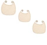 オーガニックコットン ベビー スタイ 新生児用 よだれかけ ビブ（福袋3枚セット）