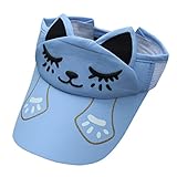 猫 Nicircle 子供野球帽 頭の上通気 ハット 赤ちゃん 子供 嬰児 赤ん坊 キッズ 砂浜 海の日 可愛い 2-8歳 男女兼用 帽子 つば広 軽い UV 春夏 日除け 人気 Hat Baseba