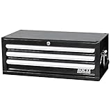 SK11 ミドルチェスト 3段引出し ブラック 本体幅660×奥行307×高さ251mm SRC-3030BK