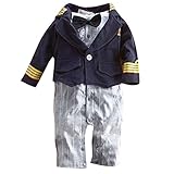 ハーフバースデー 1歳 バースデー お誕生日 衛兵さん みたいなスーツ (80-90cm, ブルー) [並行輸入品]