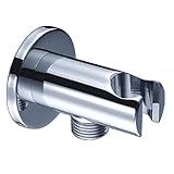 Homyl 2タイプ選べる　ハンドヘルド　シャワーヘッド　壁コンセント　ブラケットホルダー　コネクタ　調節可能 - 円形