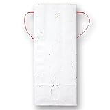 マルタカ 雲龍和紙 無地 金銀(赤紐) 窓付 角底 1〜1.5kg 用紐付米袋 20枚セット KH-0911