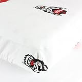 College Covers NCSCSFSWPR North Carolina State Wolfpack Baby Crib Fitted Sheet Pair, White