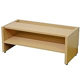 ライフスタイリングショップ シューズボックス 靴箱 台座 幅75cm アジャスター付 ライトブラウン JS-96LB