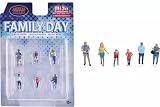 アメリカン ジオラマ 1/64 フィギア ファミリーデー American Diorama Figure Set Family Day [並行輸入品]