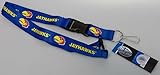 新しい。Kansas City Jayhawks NCAA取り外し可能キーチェーンIDホルダーランヤード
