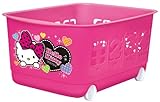 錦化成 収納 バスケット ハローキティ 1・2・3バスケット チェリーピンク