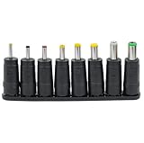汎用ACアダプター用出力DCプラグ変換8種類セット(メス側外形5.5ｍｍ 内径2.1ｍｍ)
