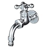 蛇口 自在蛇口 （ホースアダプター一体型） H303 クロームメッキ nikko ニッコー 寒冷地使用可