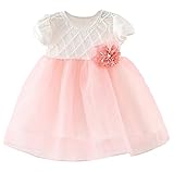 ベビーガールのドレスの6ヵ月-3歳花嫁介添人 結婚式 ピア蝶結びのパーティードレス