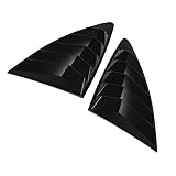 トヨタ適合 86 / スバル BRZ ウインド ルーバー パネル 左右2枚セット グロスブラック 艶ありブラック リア サイド ウィンド クォーター ウインドー 窓 エアロ スポイラー 外装