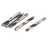 uxcell ドリルビット ストレートラウンドシャンク 金属 ハンマー 石工用 5個入り