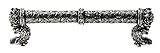 Carpe Diem Hardware 6322-9C Crowning Glory Queen Elizabeth O.C. Pull with Swarovski Crystals, 5-Inch