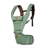 SONARINオールシーズンマルチファンクションHipseatベビーキャリア、通気性、赤ちゃんのための居心地の良い＆うるおい、持ち運びが簡単で簡単なママ、あなたの子供の成長に適応、100％保証と無料配