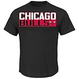 Dwyane Wadeシカゴブルズ# 3 NBAメンズBig & Tall垂直名前と番号Tシャツ ブラック