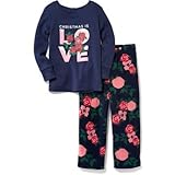 オールドネイビー OLD NAVY/ グラフィックフリーススリープセット ラブ スリープウェア 6～12ヶ月【並行輸入】