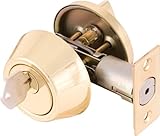 Legend 809012 Keyed Alike Single Cylinder Deadbolt, US3 Polished Brass Finish by Legend