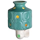 Westinghouse Night Light Fragrance Warmer, Round Vase with Oval Pattern, 1 Piece Promotional Vanilla