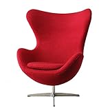 EGG CHAIR　エッグチェア（ファブリック）スカーレット　　　　　　　　　　　　　　　　　　　【デザイナー：アルネ・ヤコブセン】【セブンチェア】【ラウンジチェア】【椅子】【ソファ】【ファブリック】【アントチェア】【高品質】【低価格】【リ