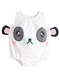 ARAUS ベビー 連体服 タンクトップ お尻含まる ロンパース カバーオール チョッキ 足つき ボディスーツ 肌着 ユニセックス かわいい 動物様式 赤ちゃん 新生児 子供 キッズ ボーイズ がルー