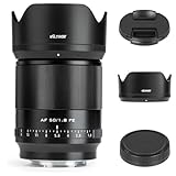 VILTROX FE 50mm f1.8 Sony 用、50mm f/1.8 E マウント AF レンズ - 超広角オートフォーカスレンズフルフレームレンズ Sony a7cii、a7III、a7IV、a7R、FX30、ZV-E1、a6100、a6400、a6000、と互換性あり α7SⅢ
