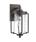 Chloe Lighting CH22024RB14-OD1 'Chatelet' Transitional 1-Light Rubbed Bronze Outdoor Wall Sconce 14'