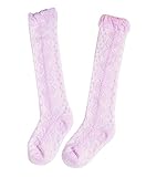 [パープル]赤ちゃんのニーハイストッキング子供のチューブソックス