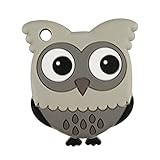 歯がためおもちゃ ベビー用 シリコン なめかみ おしゃぶり Teether 新生児 出産お祝い 赤ちゃん 初めてのオモチャ (グレー)