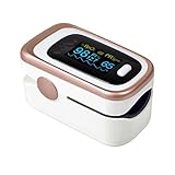 指クリップOximeter指パルスモニタパルス心拍計ホームギフト音声充電血圧計ホームアーム自動アプライアンスXUAN (色 : 白)